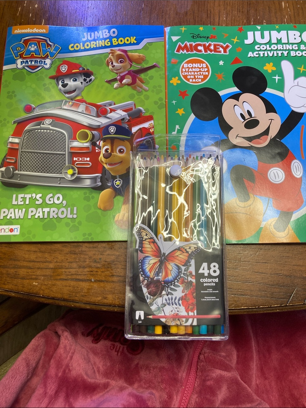 Paw Patrol & Mickey Jumbo Coloring Set